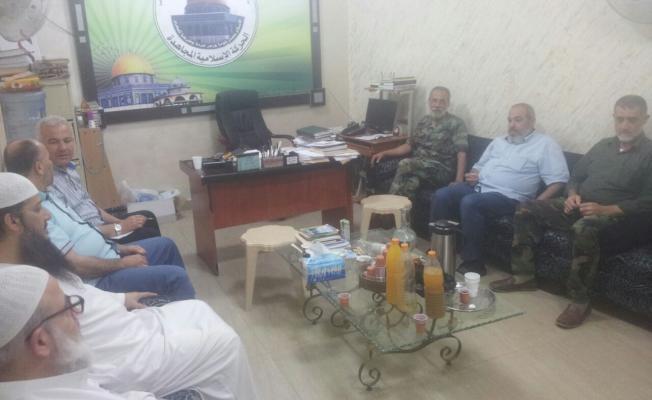 لقطة أثناء اللقاء في عين الحلوة