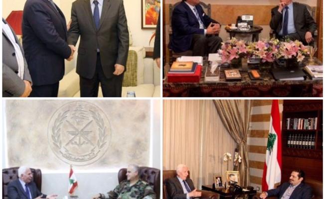 الأحمد يجول على شخصيات سياسية وأمنية لبنانية