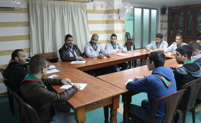بيت المقدس اثناء زيارة المؤسسات الكشفية 