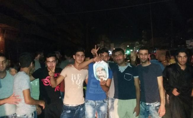 خلال المسيرة في البارد