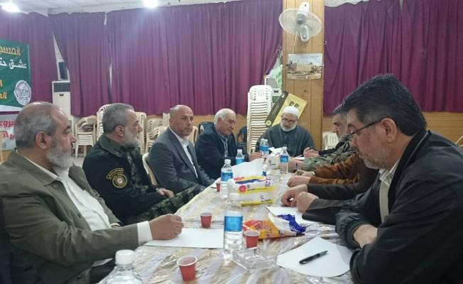 خلال اجتماع اللجنة الأمنية الفلسطينية