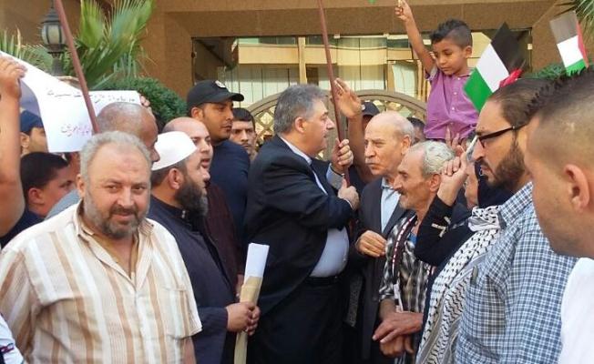 أثناء لقاء الاهالي بدبور