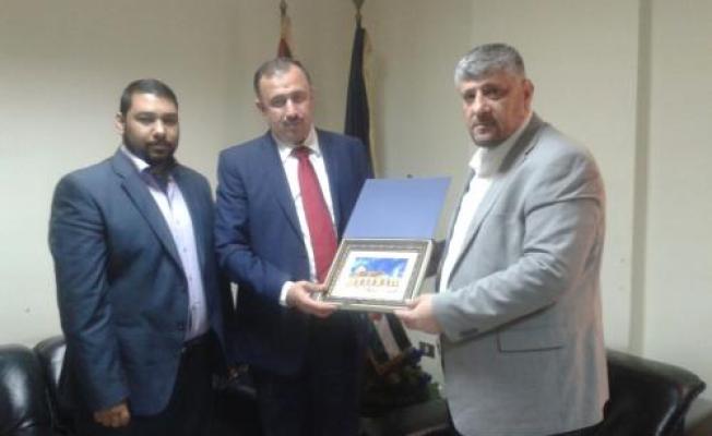 الرفاعي في استقبال مسعود ويونس