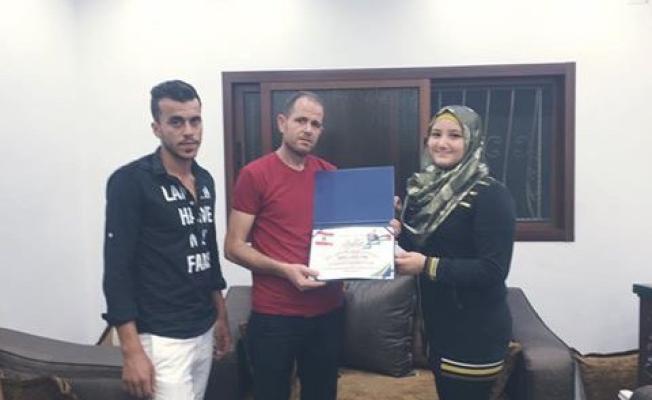 اثناء تكريم الناجحين