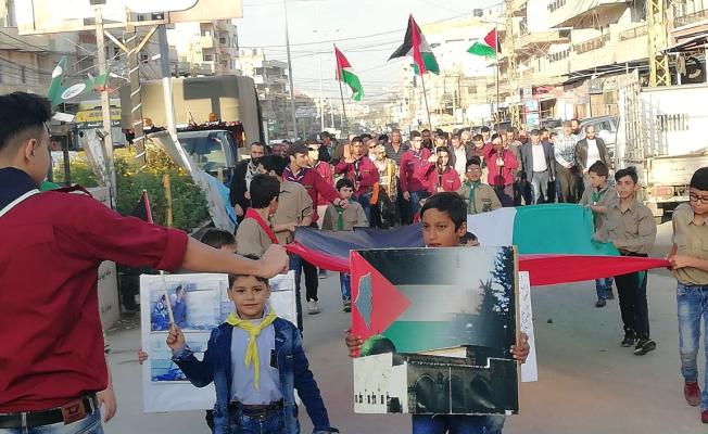 المسيرة الكشفية في نهر البارد