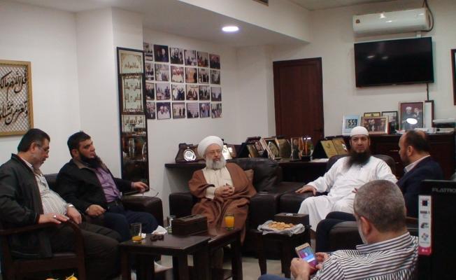 وفد القوى الاسلامية والشيخ ماهر حمود