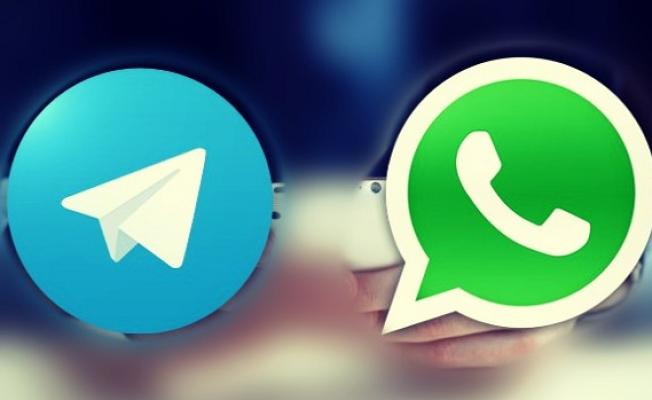 تطبيقا واتس آب وتلغرام