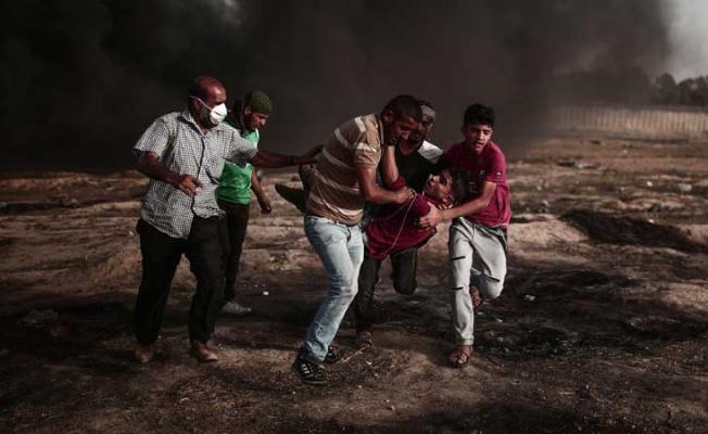 جريح في مسيرات العودة