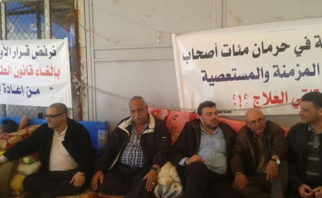خيمة اعتصام في البارد 