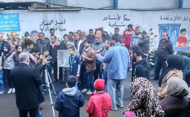 اعتصام في مخيم عين الحلوة