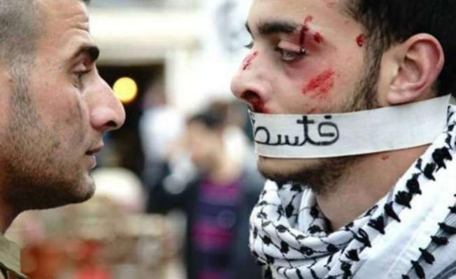 وجه لوجه فلسطني وجندي اسرائيلي