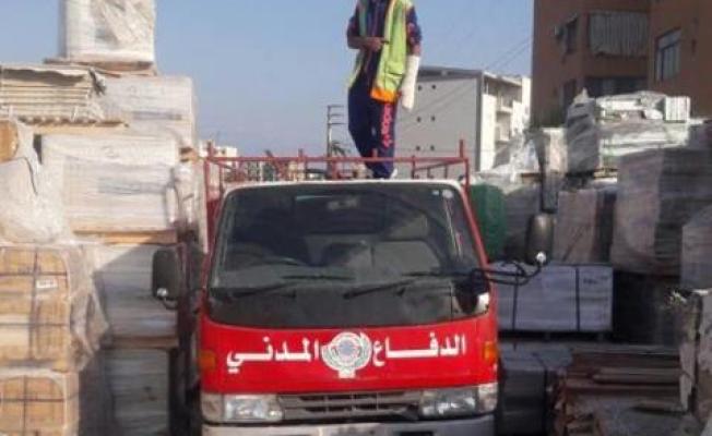 أثناء إخماد الحريق