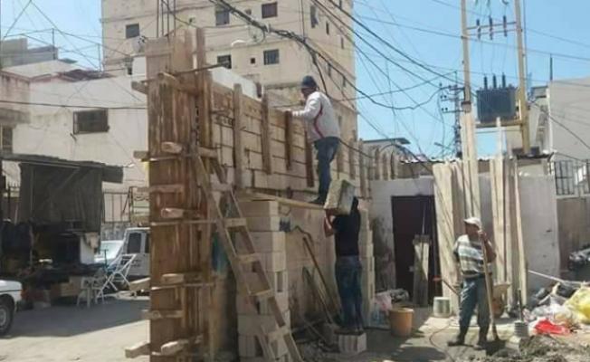 تنفيذ مشروع الطريق الآمن للطلاب في عين الحلوة