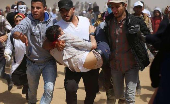 إجرام العدو في مسيرة العودة