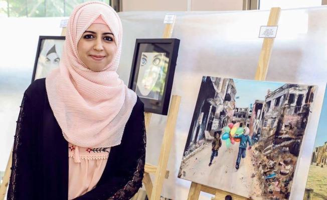 الفنانة الفلسطينية منار رضوان