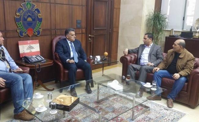 اللواء عباس ابراهيم والوفد الزائر 
