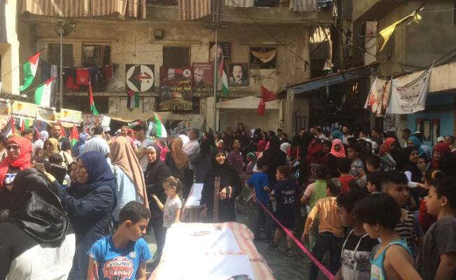 من الوقفة التضامنية مع الأسرى