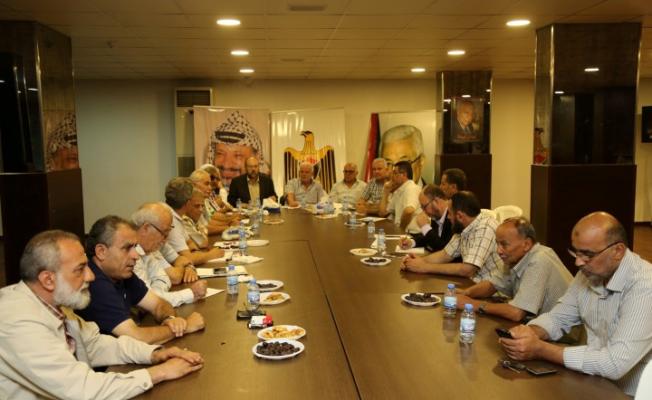 اجتماع الفصائل والقوى الفلسطينية في السفارة الفلسطينية