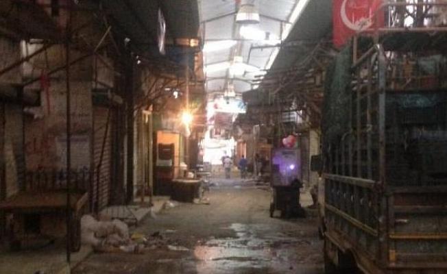 البنى التحتية في سوق الخضار بعين الحلوة