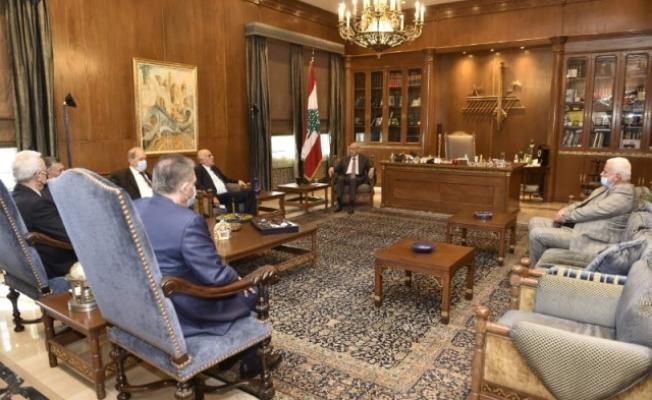 لقاء الرجوب والوفد المرافق له بري