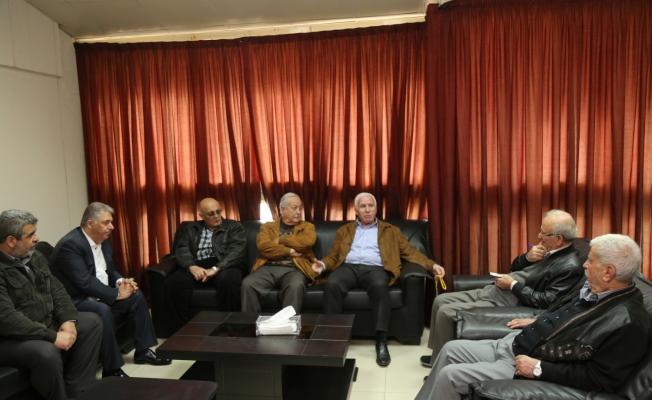 الأحمد مستقبلاً وفد «منظّمة الصاعقة» بحضور الرفاعي والسفير دبور