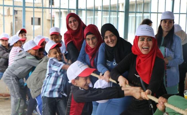 نشاط ترفيهي لأطفال الأونروا في البداوي