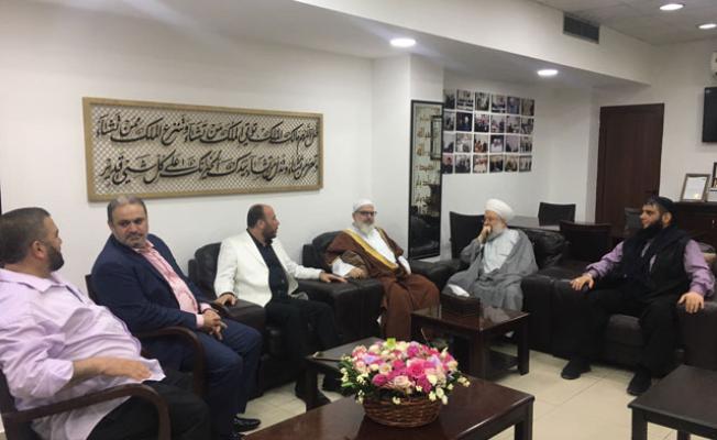 حمود يستقبل وفدين فلسطينيين
