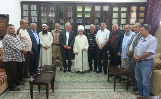 اللجنة الامنية في زيارة النابلسي 