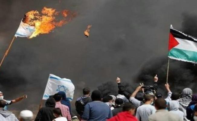 مسيرة على حدود قطاع غزة