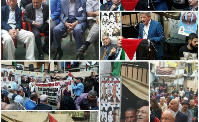 من الوقفة التضامنية مع الأسرى