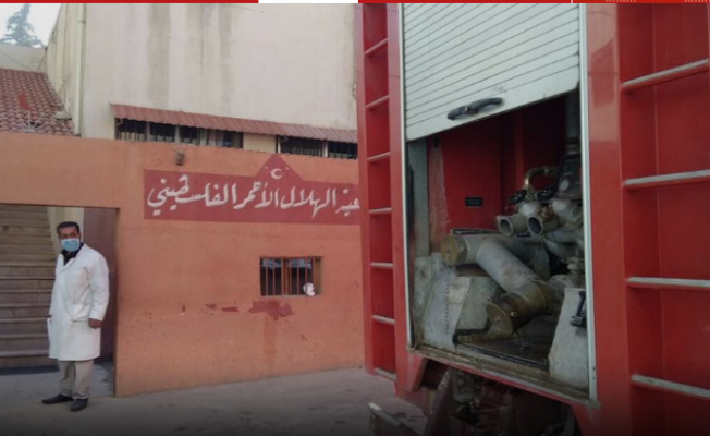 أثناء إخماد الحريق