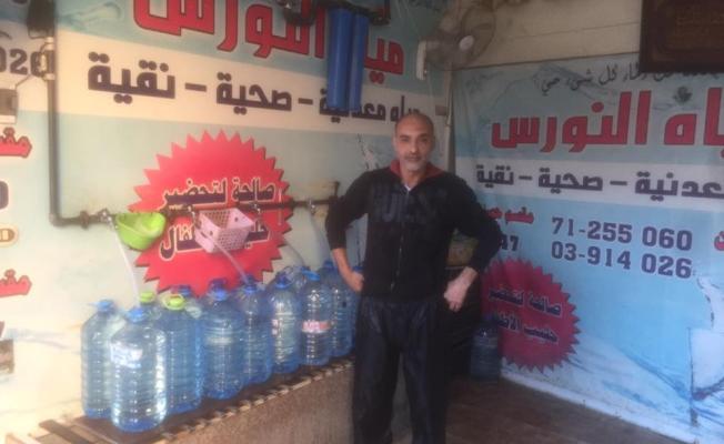 محلات تكرير المياه في مخيم يرج الشمالي