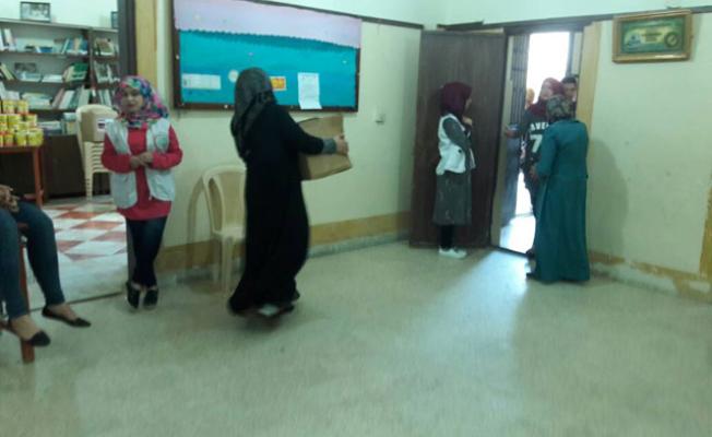 أثناء التوزيع 