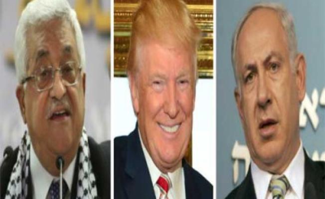 عباس وترامب ونتنياهو