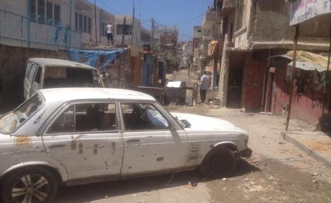 آثار الاشتباك في عين الحلوة