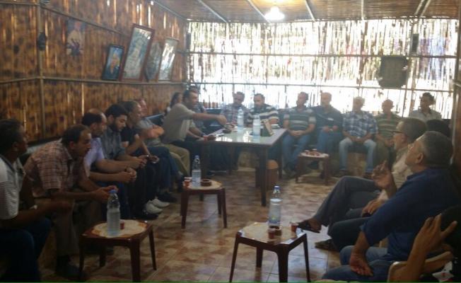 لقطة أثناء اللقاء في عين الحلوة