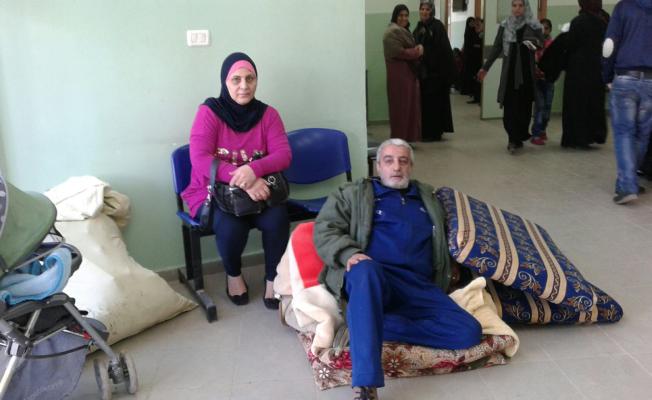اعتصام العائلة داخل العيادة 