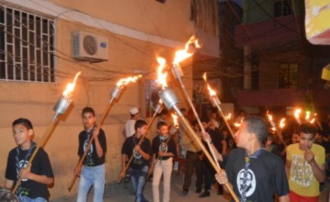 "كشافة بيت المقدس" تنظم مسيرة تكبير وتهليل في "نهر البارد"