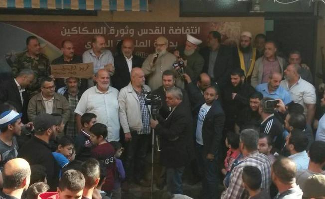 اعتصام في عين الحلوة رفضاً للجدار