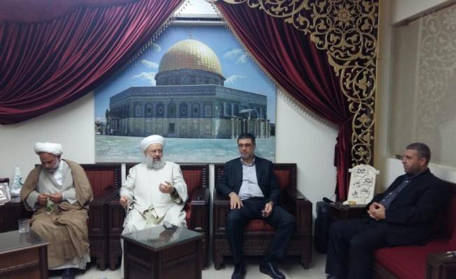 وفد الجهاد الإسلامي  يزور الشيخ ماهر حمود