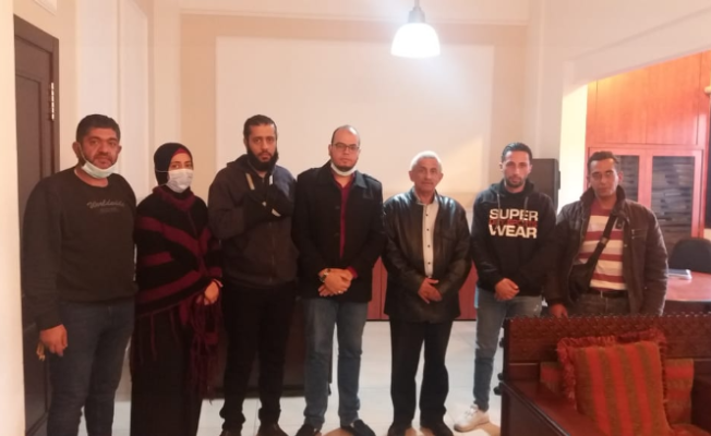 أسامة سعد استقبل لجنة مهجري فلسطينيي سوريا