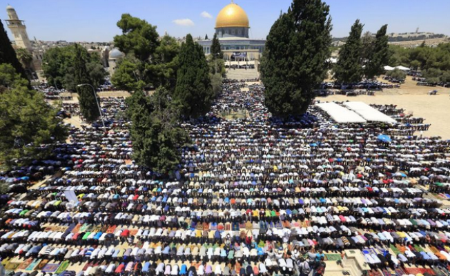 صلاة العيد في المسجد الأقصى
