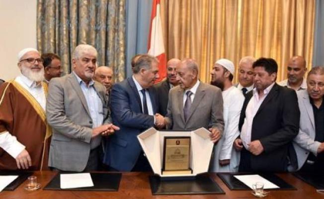 الوثيقة التي وقعت عليها الفصائل الفلسطينية في لبنان