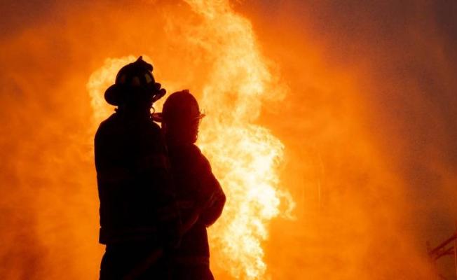 من مكان الحريق