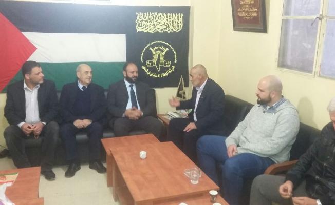 الجهاد تبحث سبل دعم الانتفاضة مع المنتدى الطرابلسي وتجمع حركة أمان 