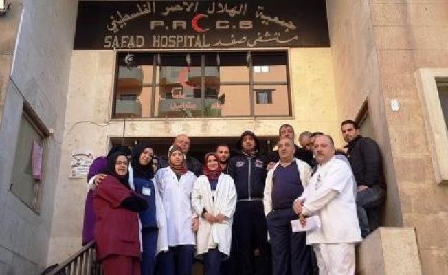 مشفى صفد التابع لجميعة الهلال الأحمر الفلسطيني في مخيم البداوي