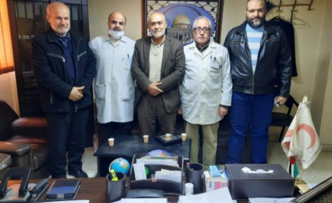 وفد الجهاد الإسلامي مع مدير مستشفى صفد