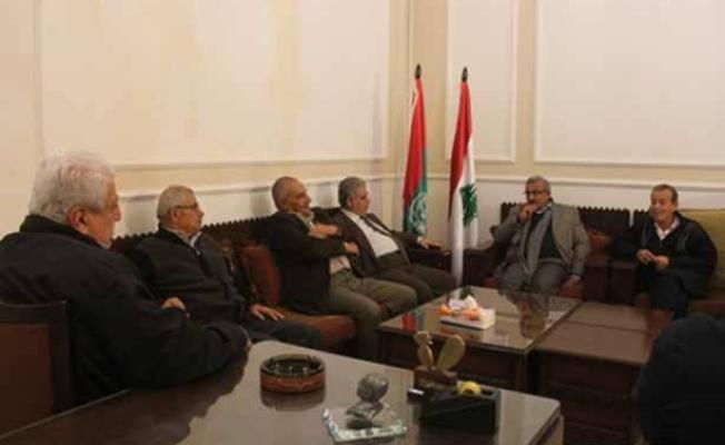 سعد ووفد التحالف الفلسطيني 