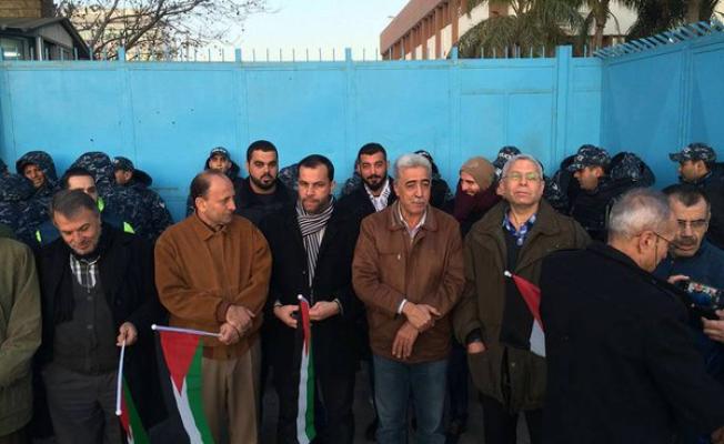 تسكير مقر الاونروا الرئيسي في بيروت