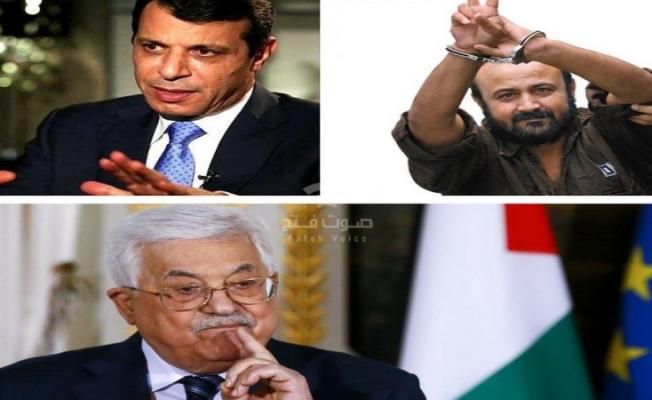 ثلاثي حركة فتح عباس ، البرغوثي والمفصول دحلان